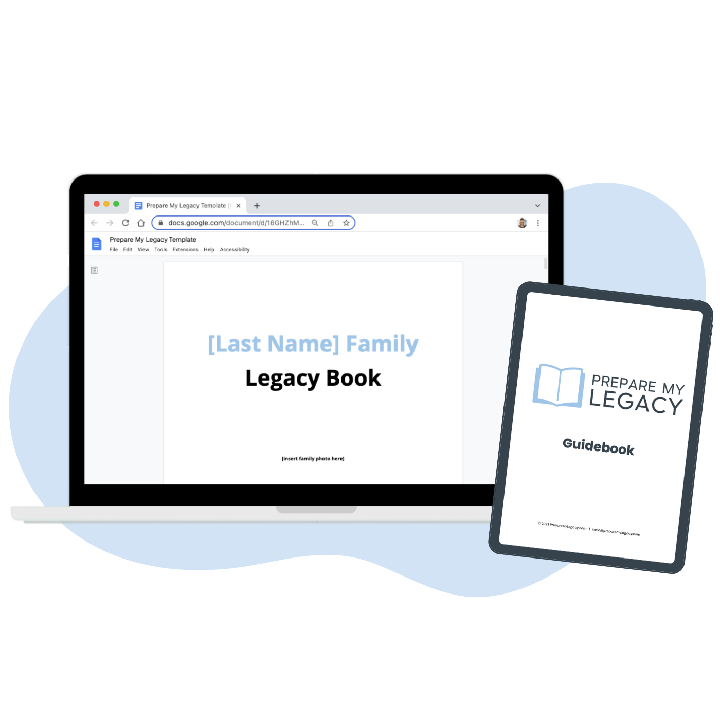 Legacy Book Template